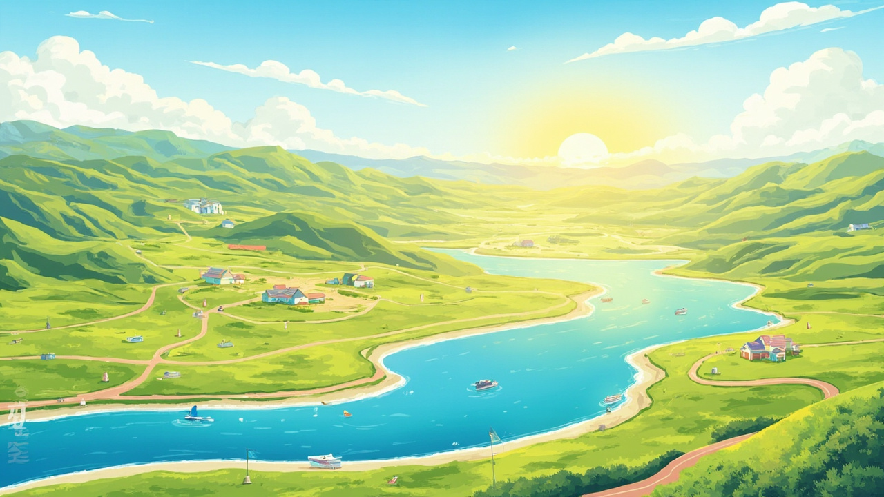 阿尔山湖景